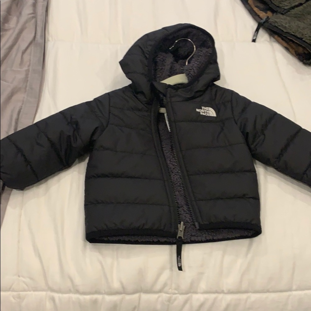 North face reversible puffer